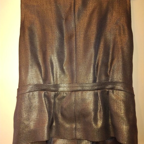 ESCADA METALLIC BRONZE VEST TOP SZ EU 40/US10 - Picture 6 of 7